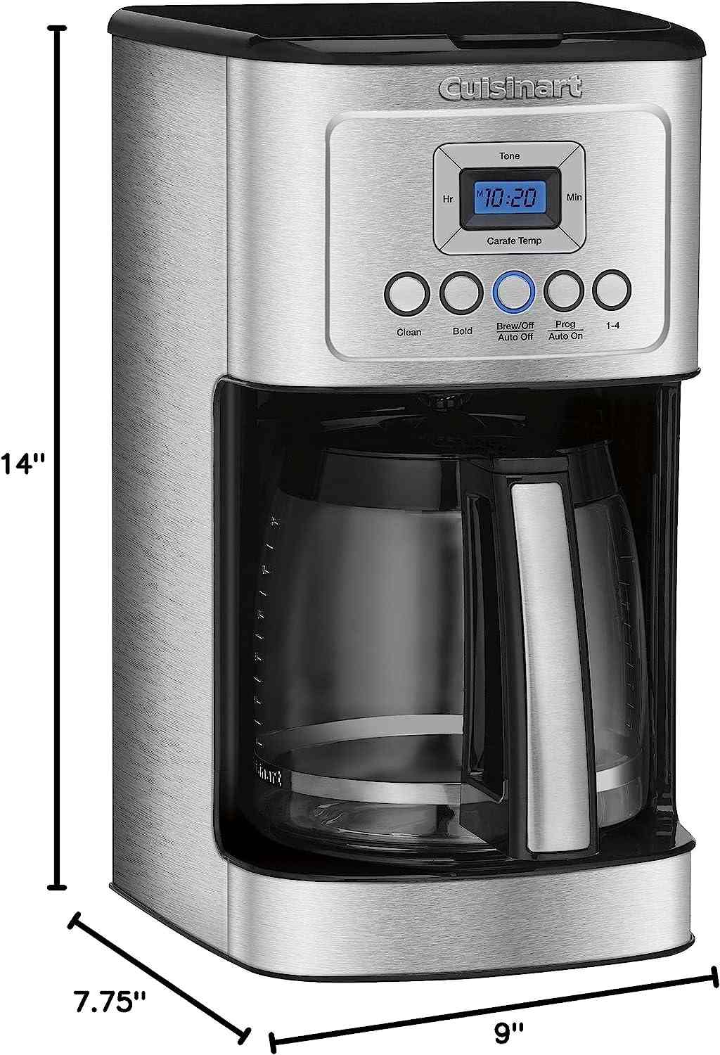 Cuisinart Perfectemp coffee grinder with conical burr for hotter, customizable brews