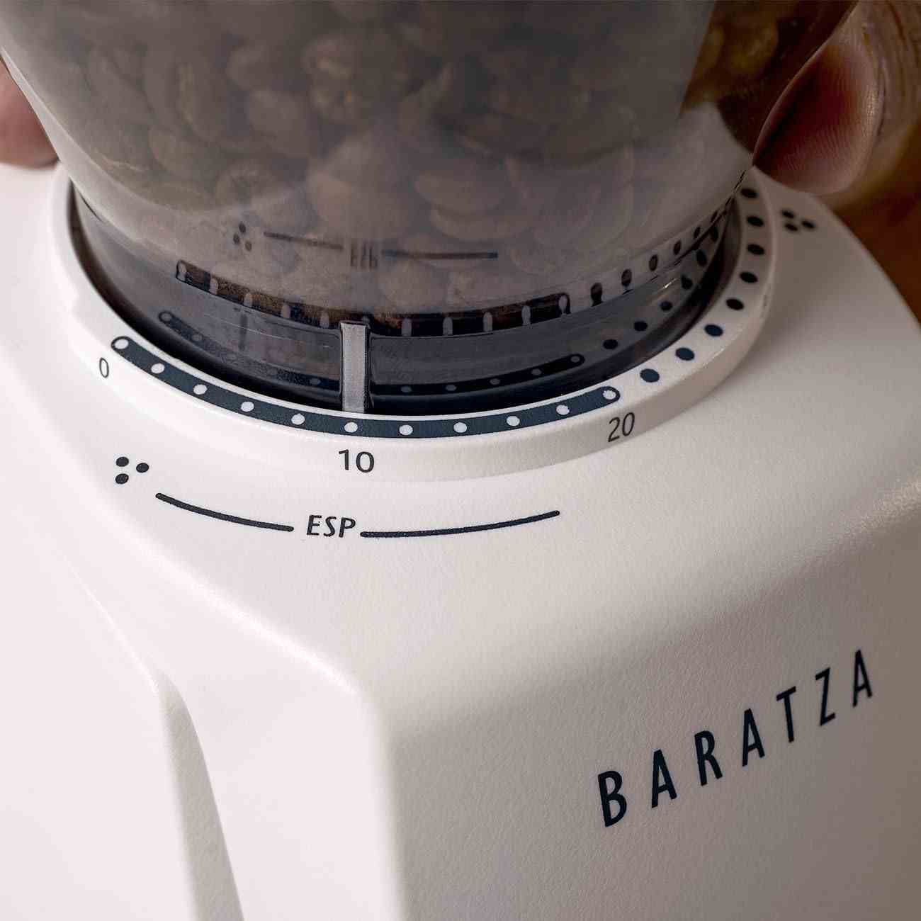 Baratza Encore ESP electric burr coffee grinder with 40 grind settings and dosing cup for espresso