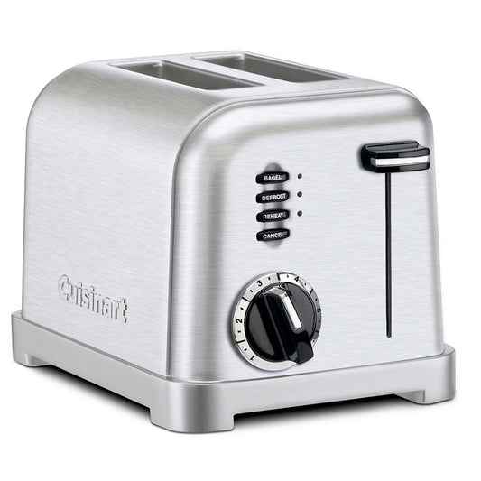 Cuisinart CPT-160 Metal Classic 2-Slice Toaster, Brushed Stainless