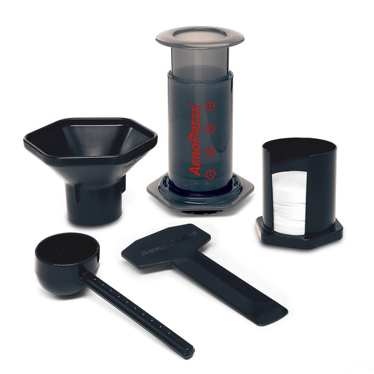 Aeropress Go Travel Coffee Press Kit - 3 in 1 brew method combines French Press