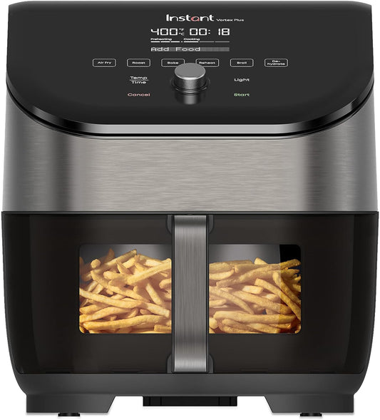 Instant Vortex Plus 6QT Air Fryer ClearCook + OdorErase 6-in-1 Functions