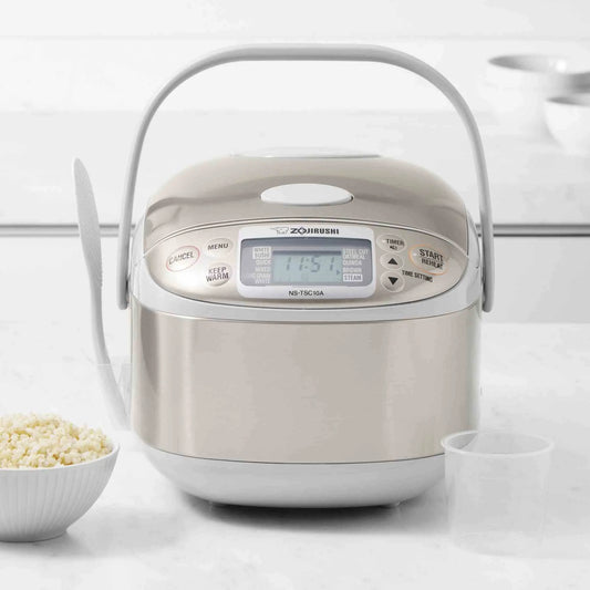 Zojirushi NS-TSC10 Micom rice cooker with fuzzy logic and steaming basket