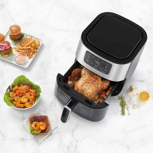 Cuisinart Airfryer AIR-200 6-Qt basket air fryer oven with digital display and multiple cooking functions