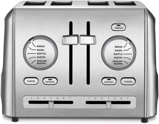 Cuisinart CPT-640P1 4-Slice Custom Select Toaster, Stainless Steel