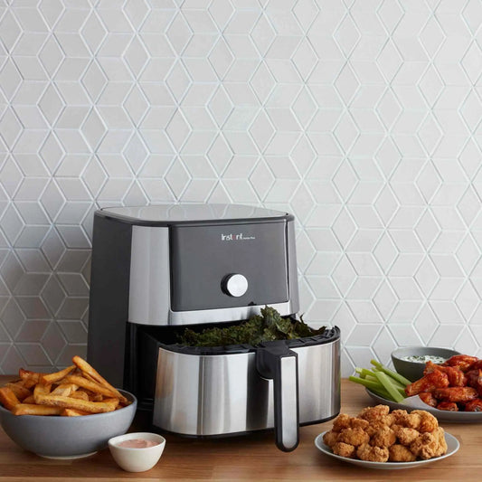 Instant Pot 6-Qt XL Vortex Plus Air Fryer with 6-in-1 functions and stainless steel design