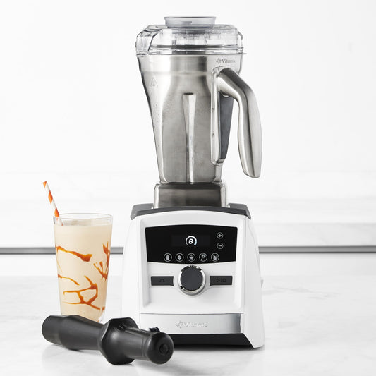 Vitamix Stainless Steel 48oz Container: BPA-Free Dishwasher-Safe Blender Accessory, Silver, 2-Piece Set