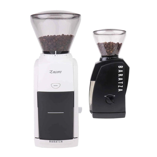 Baratza Encore Conical Burr Coffee Grinder with 40 grind settings and clear grinds bin