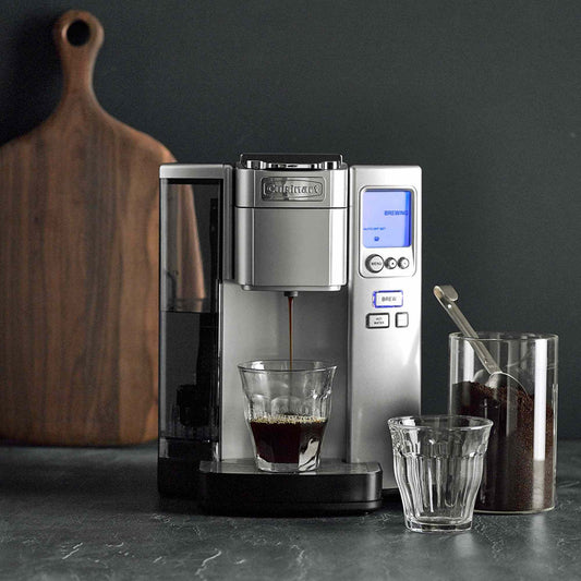 Cuisinart Coffee Maker single-serve machine with 72-ounce reservoir and HomeBarista filter cup