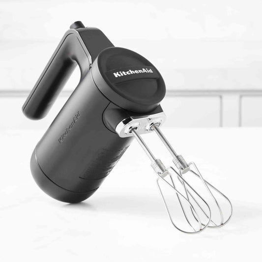 KitchenAid Cordless 7 Speed Hand Mixer KHMB732 with rechargeable battery and turbo beaters