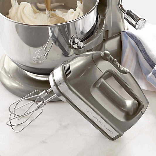 KitchenAid 9-Speed Digital Hand Mixer with Turbo Beater II and soft grip handle
