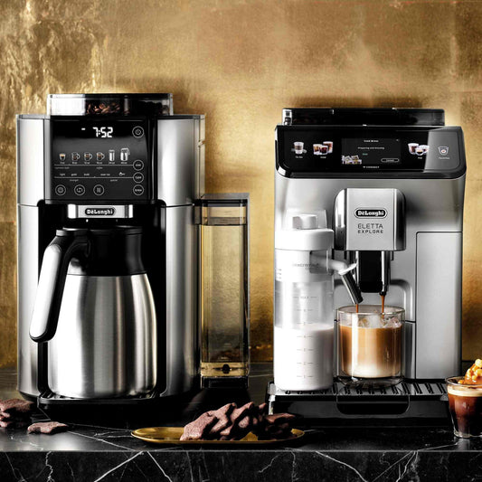 De'Longhi TrueBrew automatic coffee maker with thermal carafe and bean extract technology