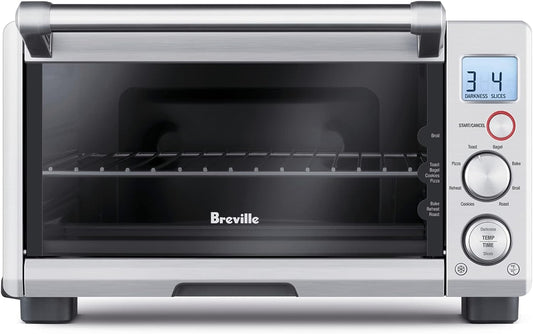 Breville Compact Smart Toaster Oven, Brushed Stainless Steel, BOV650XL