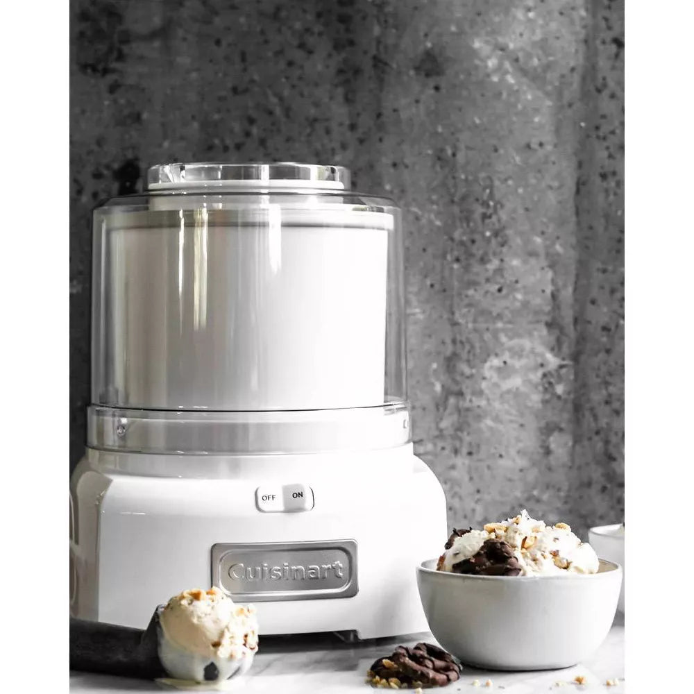 Cuisinart Automatic Frozen Yogurt Ice Cream & Sorbet Maker White