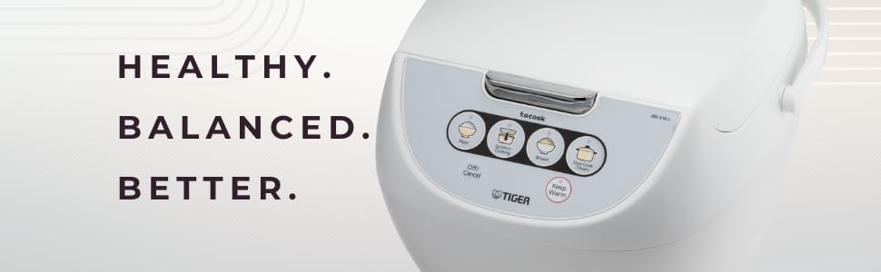 TIGER JBV-A10U 5.5-Cup Micom Rice Cooker with Food Steamer Basket