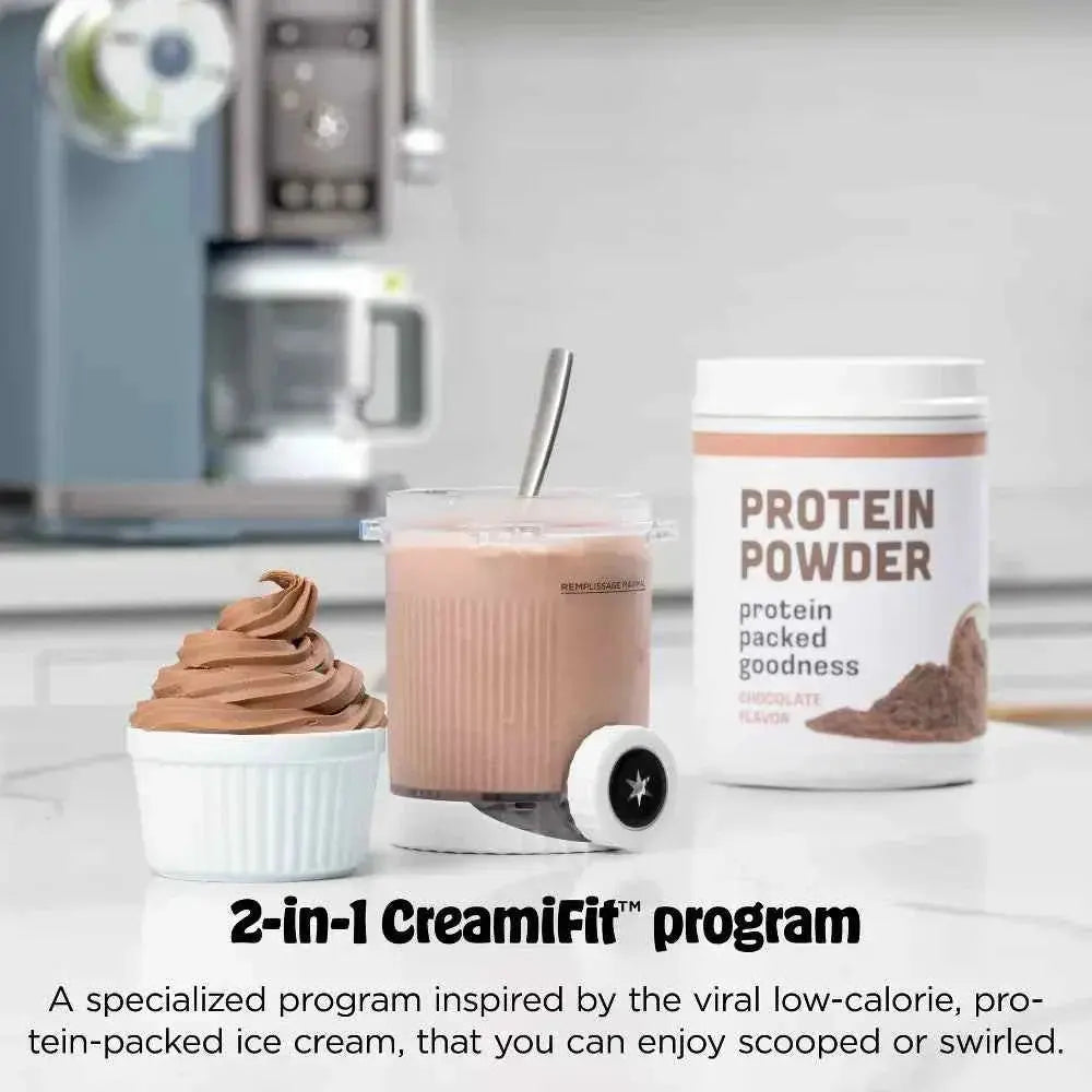 Ninja CREAMi Scoop & Swirl ice cream maker with 13-in-1 programs and soft serve features