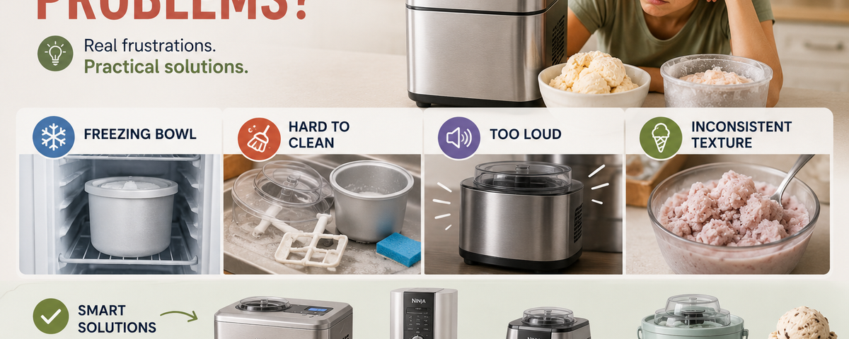 The Biggest Problems with Home Ice Cream Makers and How to Solve Them