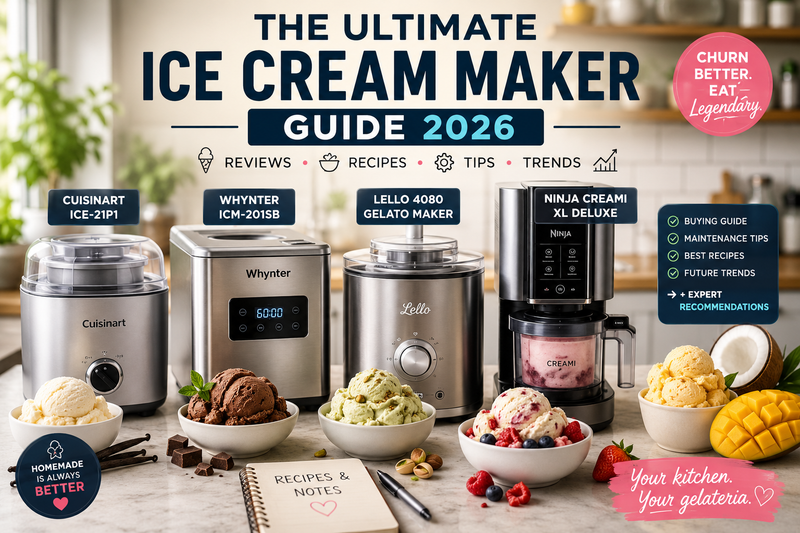 The Ultimate Guide to Ice Cream Makers 2026: Best Ice Cream Maker for Home Use & Compressor Ice Cream Makers Reviewed