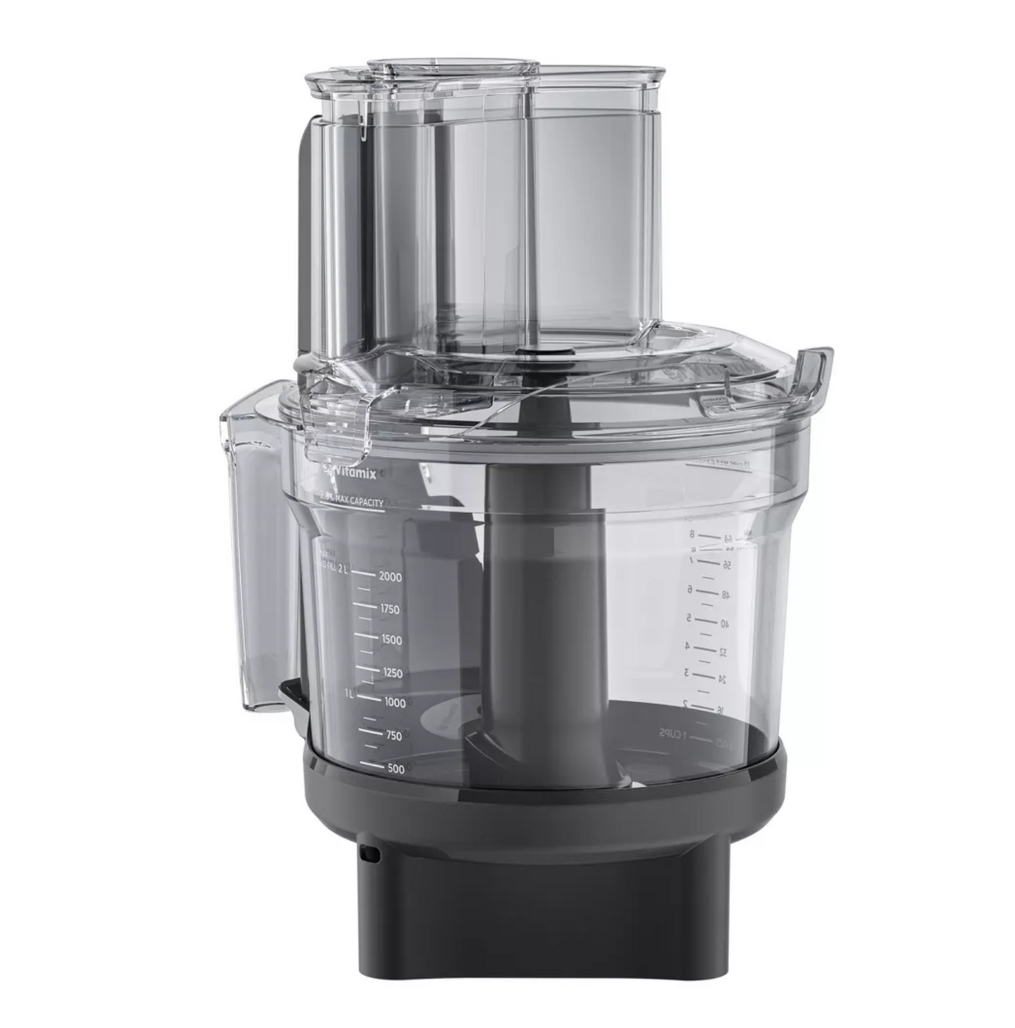 Vitamix Ascent Series 12-Cup Food Processor Attachment Black: BPA-Free, Dishwasher-Safe, Blender Accessory