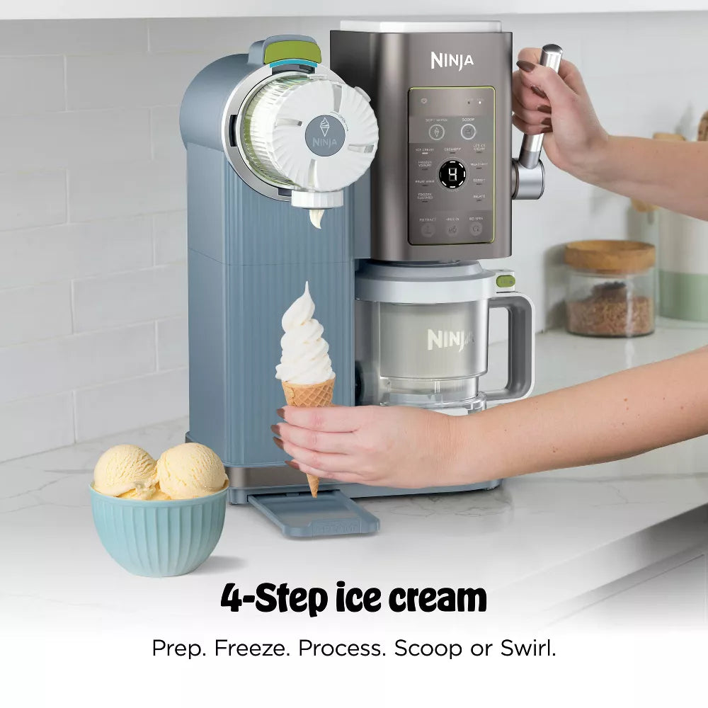 Ninja CREAMi Scoop & Swirl Ice Cream Maker, Soft Serve Desserts, Sorbet, Milkshakes
