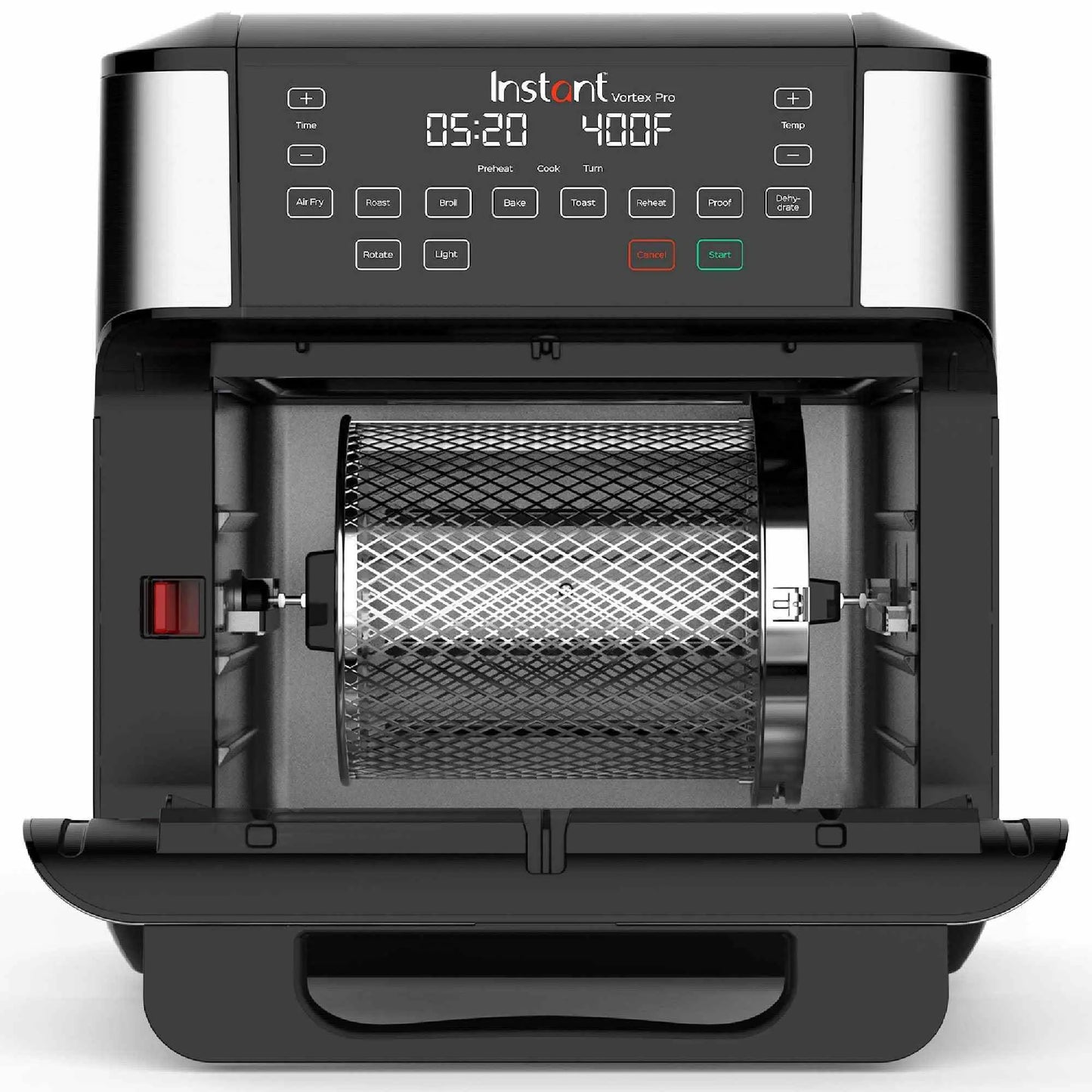 Instant Pot Vortex Pro 10QT ClearCook air fryer oven with 9-in-1 functionality and rotisserie feature