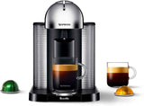 Nespresso Vertuo coffee and espresso maker by Breville with Centrifusion technology brewing capsules automatically