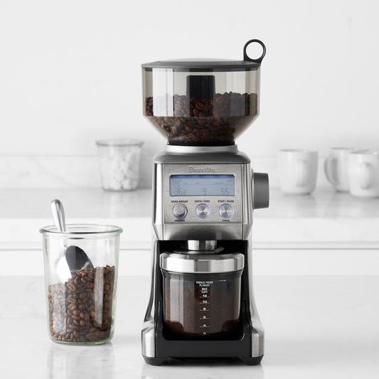 Breville Smart Grinder Pro Coffee Bean Grinder, Stainless Steel BCG820BSS