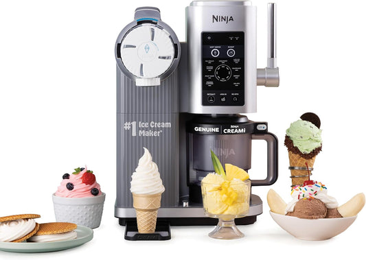 Ninja CREAMi Scoop & Swirl Ice Cream Maker, Soft Serve Desserts, Sorbet, Milkshakes