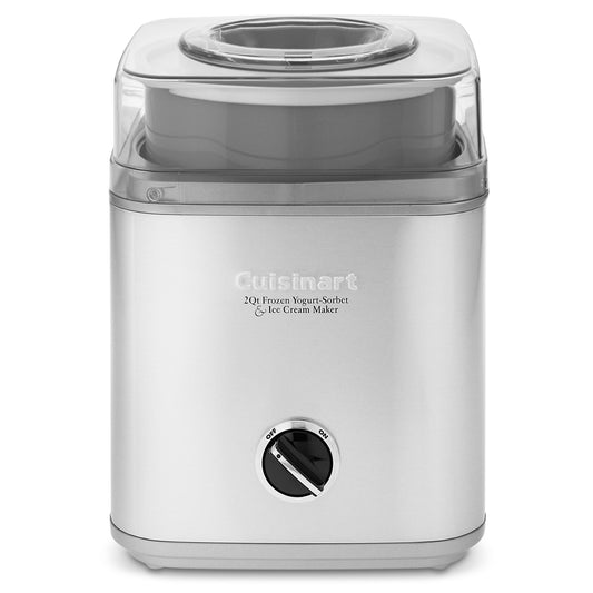 Cuisinart Stainless-Steel Ice Cream Maker 2-Qt. Double-Insulated Freezer Bowl