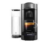 Nespresso Vertuo Plus single serve coffee and espresso machine with recyclable pods and multiple brew sizes