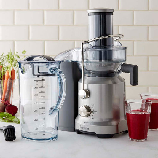 Breville Juice Fountain Cold Juicer, Silver, BJE430SIL
