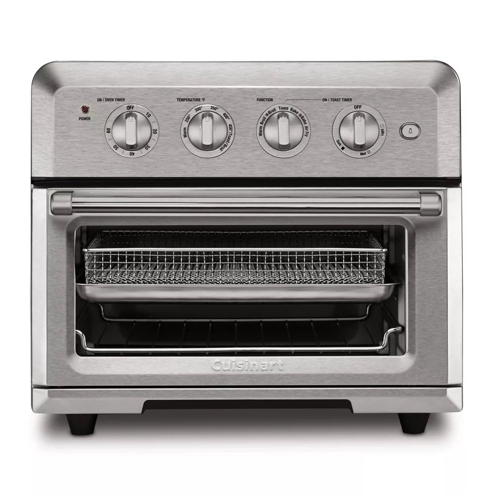 Cuisinart Air Fryer Toaster Oven 7-in-1, 1800W Stainless Steel CTOA-122NAS