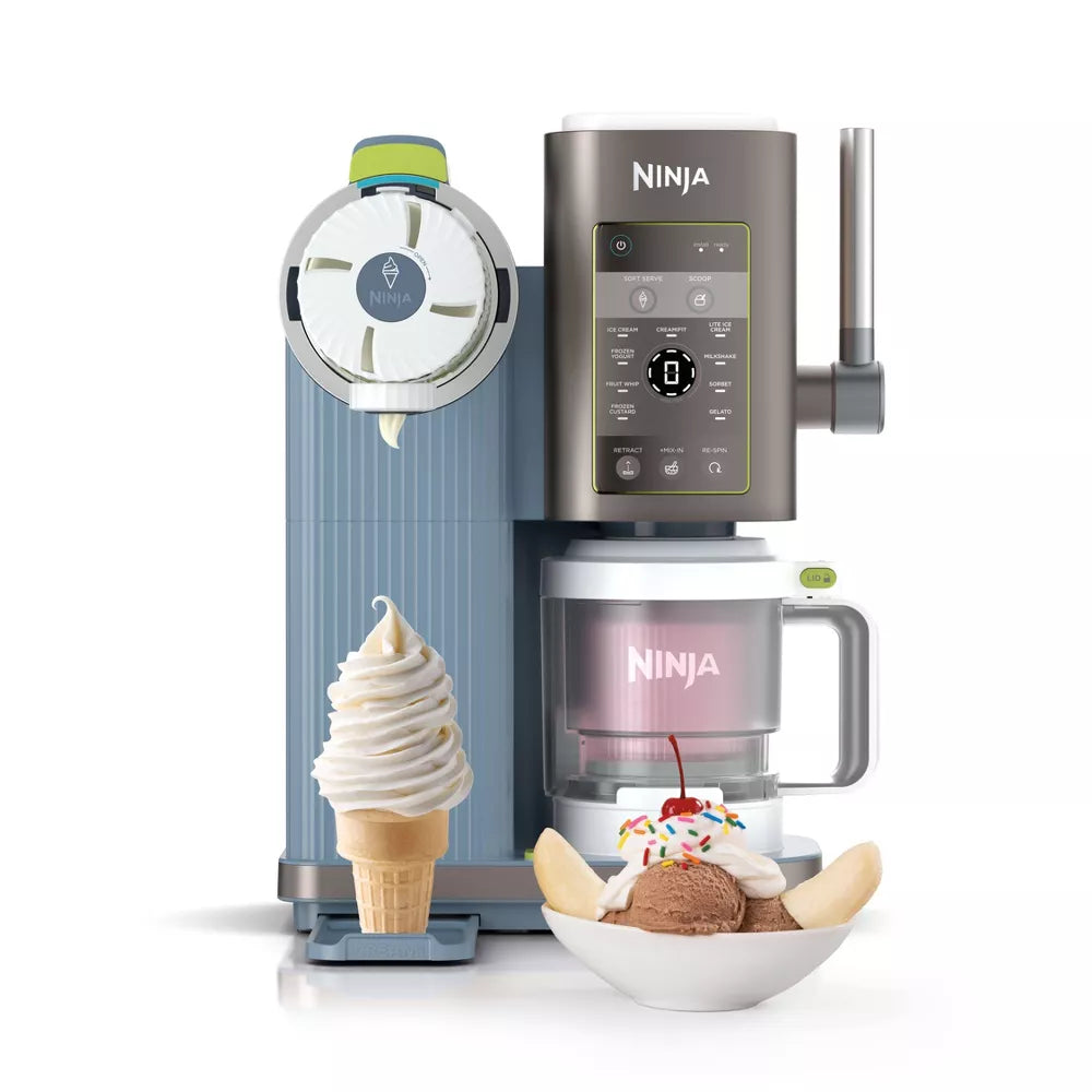 Ninja CREAMi Scoop & Swirl Ice Cream Maker, Soft Serve Desserts, Sorbet, Milkshakes