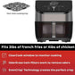 Instant Vortex Plus 6QT Air Fryer with ClearView window and OdorErase filters showing touchscreen controls