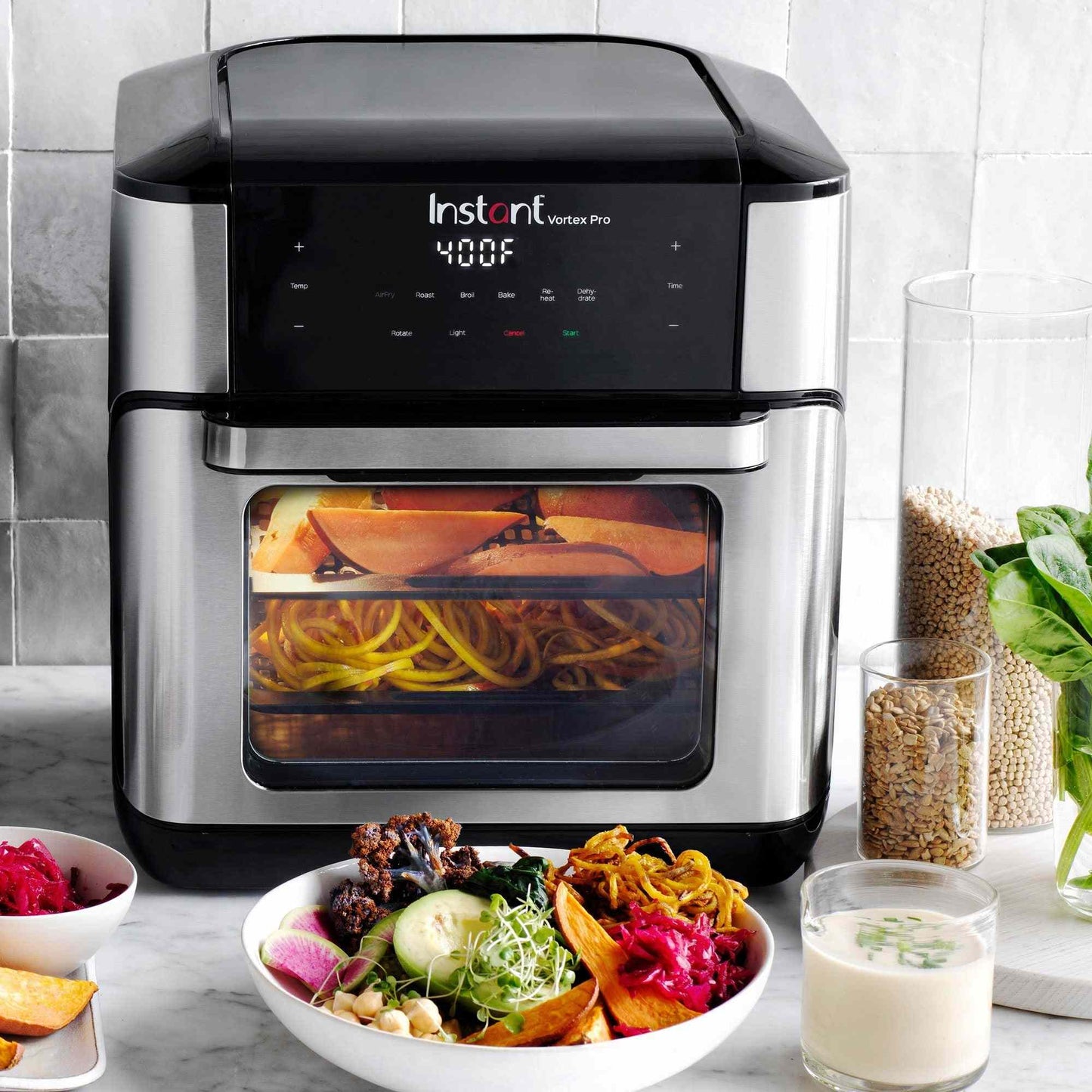 Instant Pot Vortex Pro 10QT ClearCook air fryer oven with 9-in-1 functionality and EvenCrisp technology