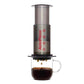 Aeropress Go Travel Coffee Press Kit with 3-in-1 brew technology for smooth, rich, grit-free coffee
