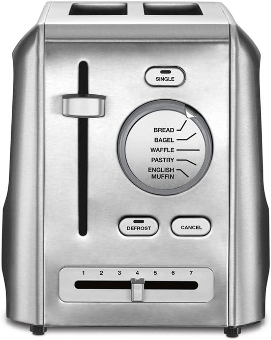 Cuisinart CPT-620 2-Slice Custom Select Toaster, Stainless Steel