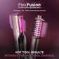 FlexFusion Air and Ceramic System hair straightener with air straightener set for heat-safe wet-to-dry styling