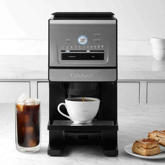 Cuisinart Perfectemp Custom Grind & Brew Single-Cup Coffee Maker with adjustable brew settings and built-in burr grinder