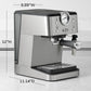 De'Longhi Classic Espresso Machine with 15-bar pressure and Thermoblock technology for barista-style coffee