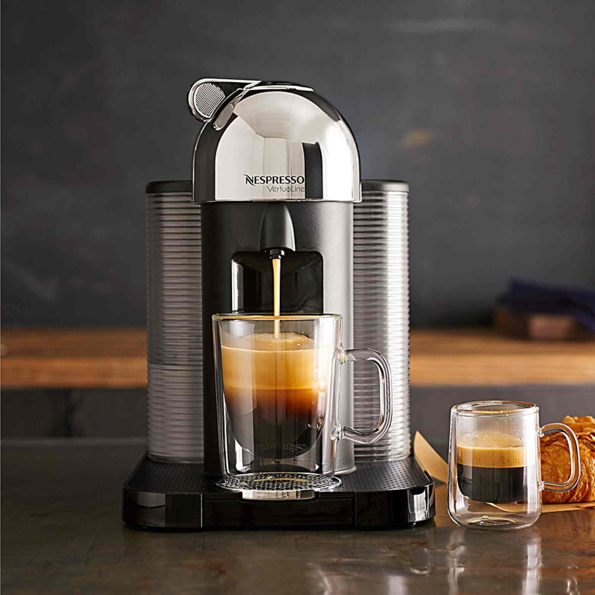 Nespresso Vertuo coffee and espresso maker by Breville with Centrifusion technology and barcode scanning for perfect brew