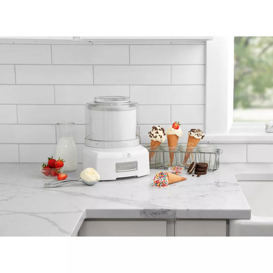 Cuisinart Automatic Frozen Yogurt Ice Cream & Sorbet Maker White