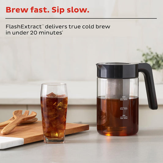 Instant Cold Brew Electric Coffee Maker, 32-Oz