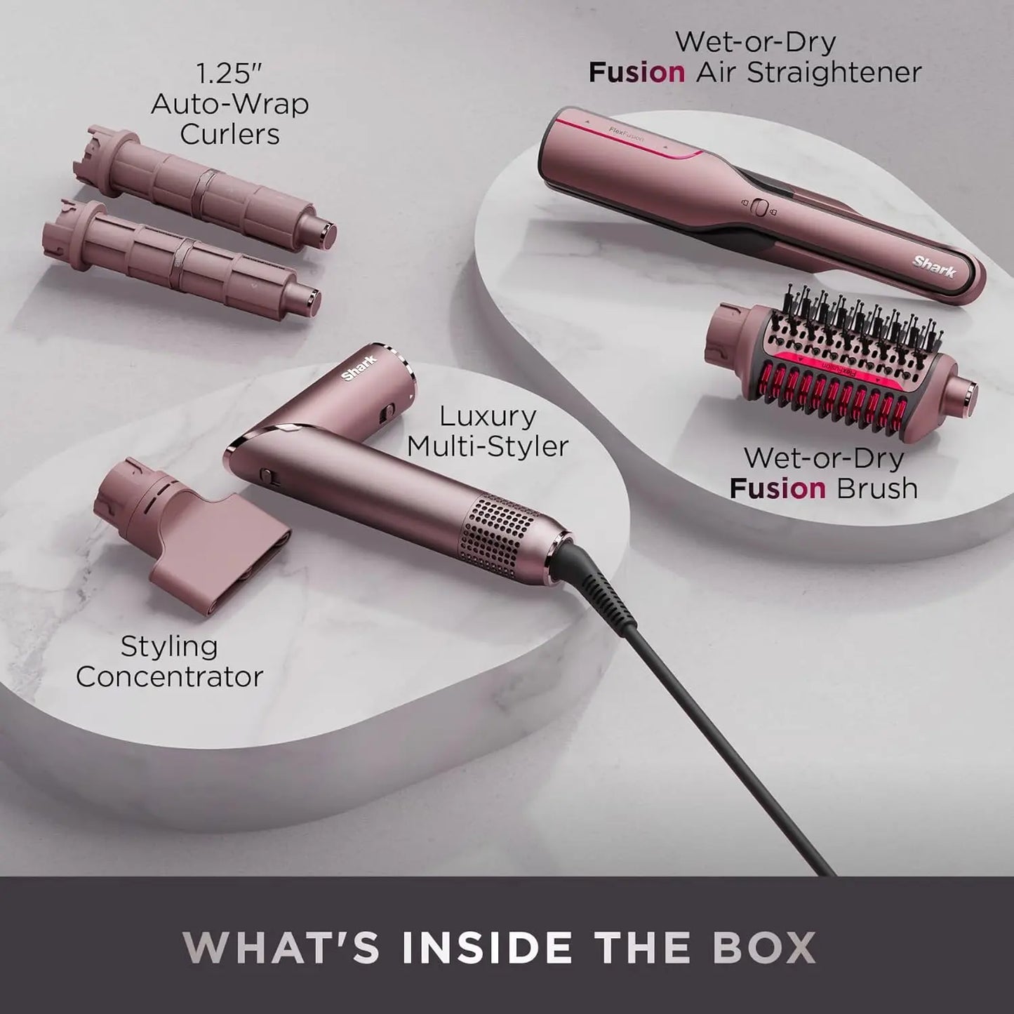 FlexFusion Air and Ceramic System hair straightener with heat-controlled technology and scalp shield for no heat damage styling