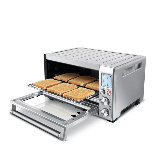 Breville 1800W Smart Toaster Oven Pro Stainless Steel - BOV845BSS: Convection Countertop Oven, Automatic Shut-Off