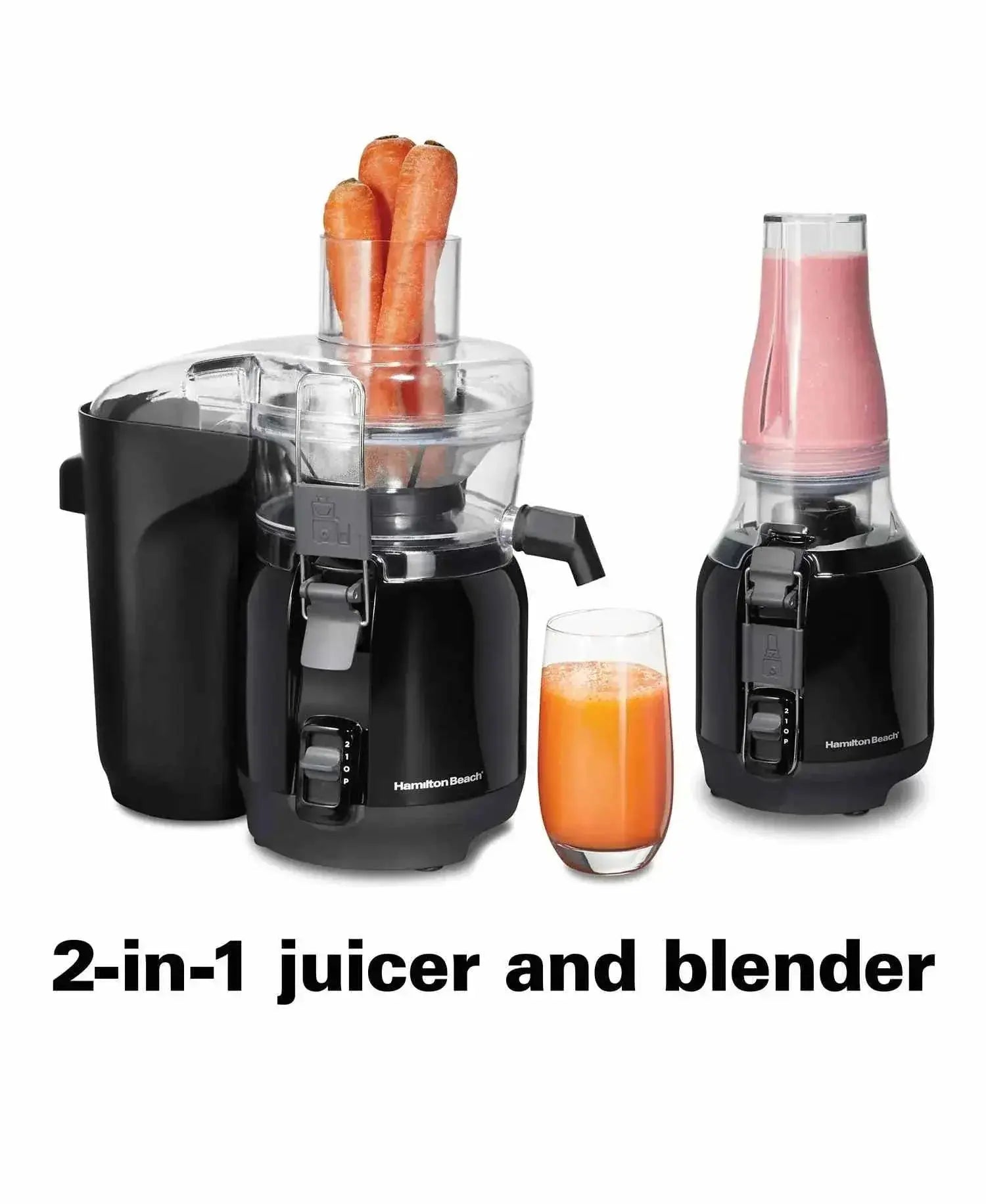 Hamilton Beach Big Mouth Juice & Blend 2-in-1 Juicer and Blender Hamilton Beach