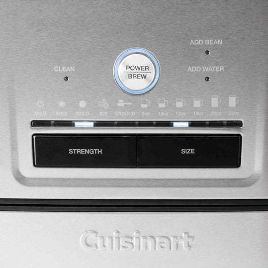 Cuisinart Custom Grind & Brew Single-Cup Coffee Maker with Perfectemp technology and adjustable brew settings