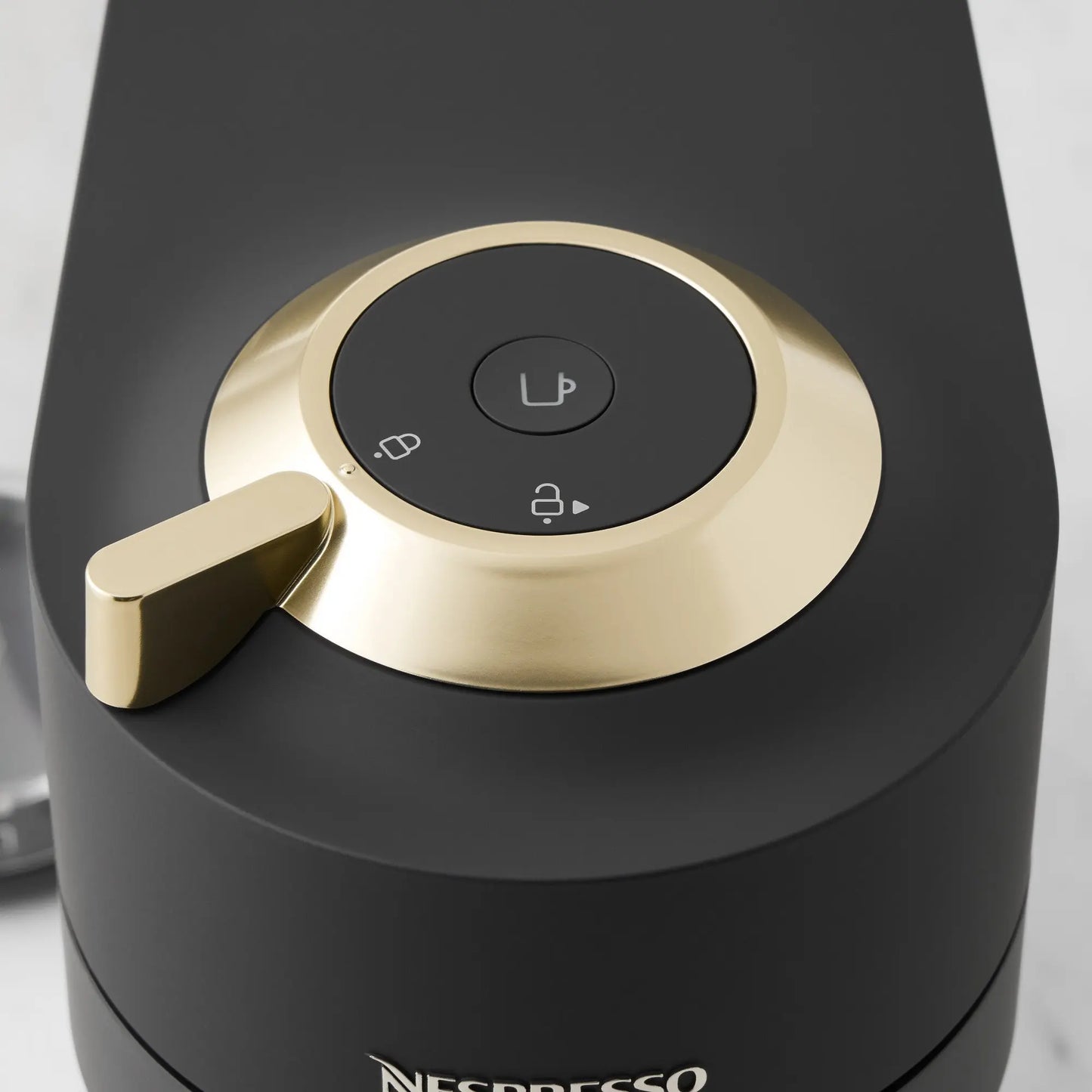 Nespresso Vertuo Pop+ compact coffee maker brewing versatile coffee and espresso with one-touch system and recyclable capsules