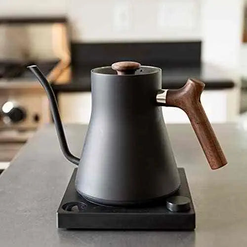 Fellow Stagg EKG electric gooseneck kettle with LCD temperature control and precision pour design
