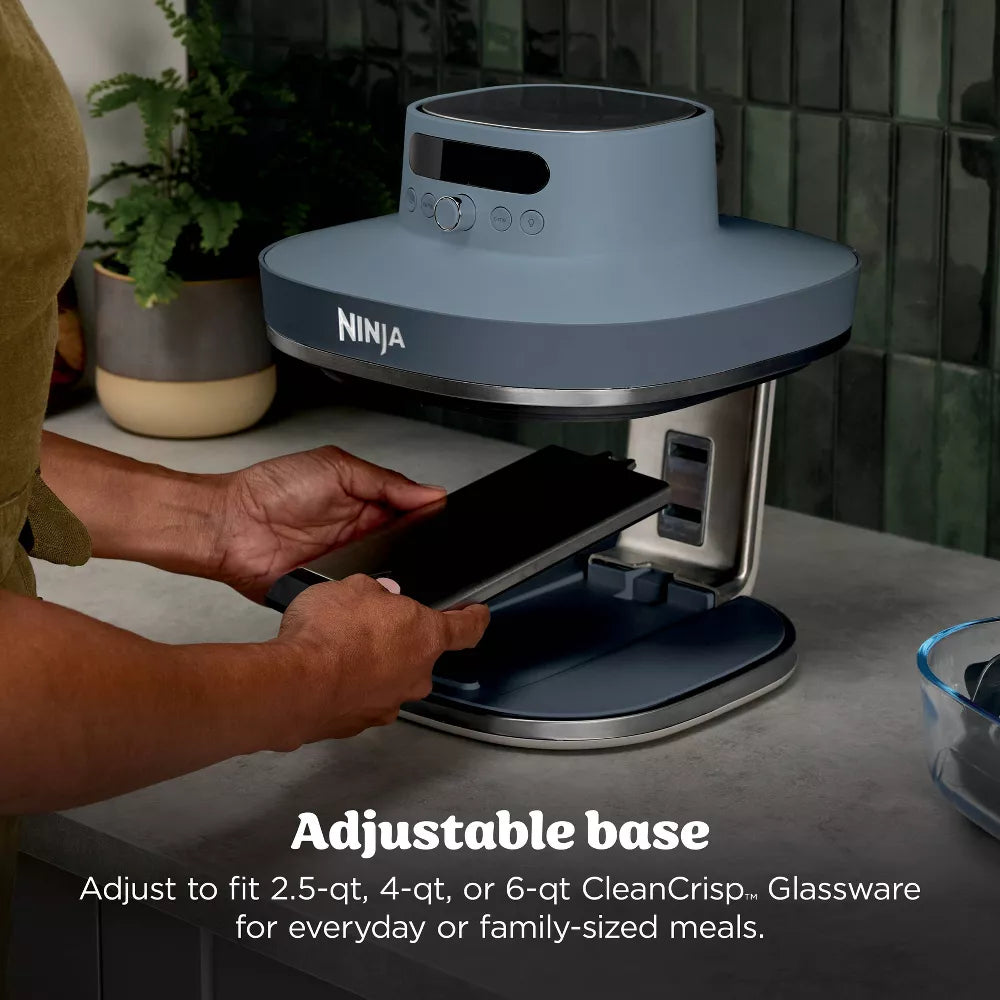 Ninja 6qt and 2.5qt Crispi Pro 6-in-1 Non-Toxic Glass Container Countertop Air Fryer