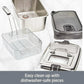 All-Clad 3.5L Deep Fryer stainless steel with digital controls and oil filtration system